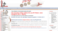 Desktop Screenshot of egger-pokale.de