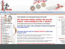 Tablet Screenshot of egger-pokale.de